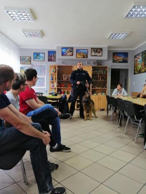 Policja z wizytą w MOPS-ie