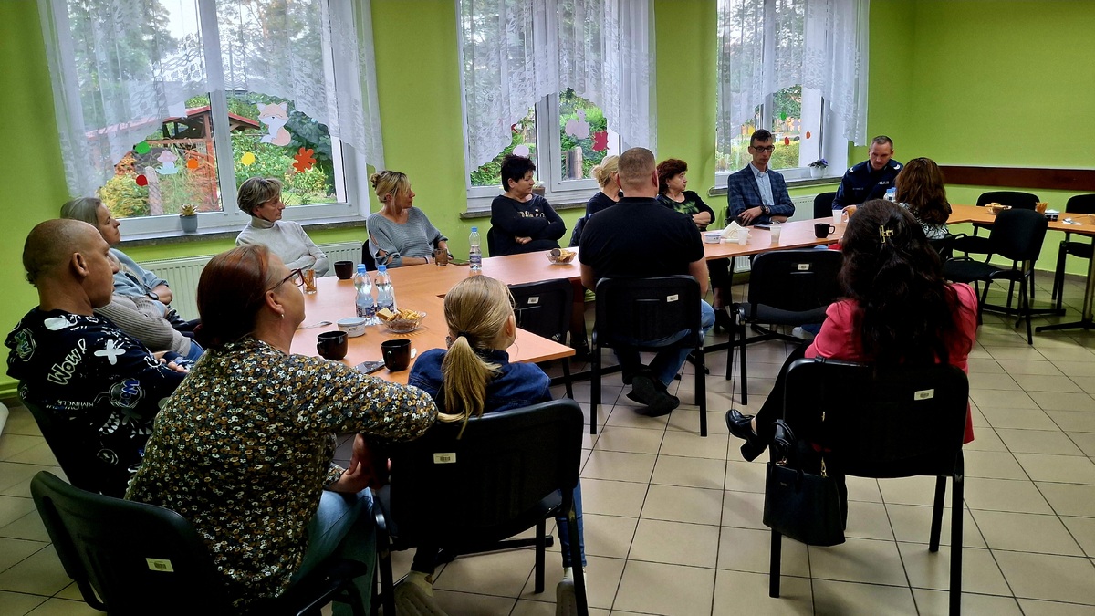 Spotkanie profilaktyczne dla seniorów w Kluczkowie